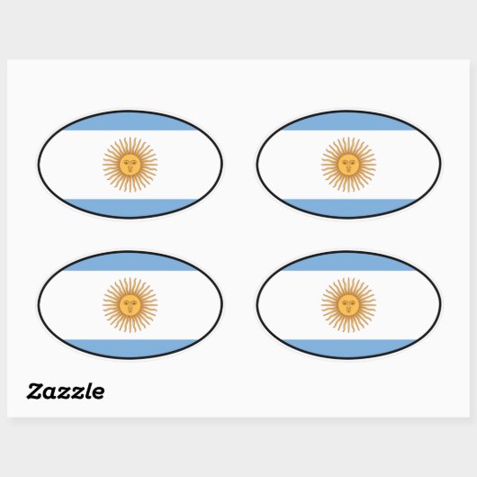 Argentinië Euro Sticker (Vel)