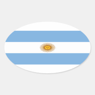 Argentinië* European Style Oval Sticker