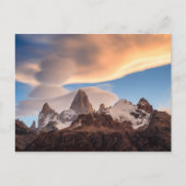 Argentinië - Fitz Roy sunset briefkaart (Voorkant)