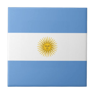 Argentinië Flag Ceramic Tile Tegeltje