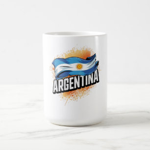Argentinië Flag Football Fan Shirt 2026 Koffiemok