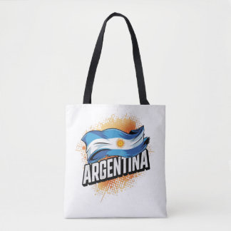 Argentinië Flag Football Fan Shirt 2026 Tote Bag