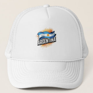 Argentinië Flag Football Fan Shirt 2026 Trucker Pet