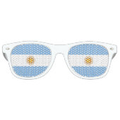 Argentinië Flag Party Shades Zonnebril (Voorkant)