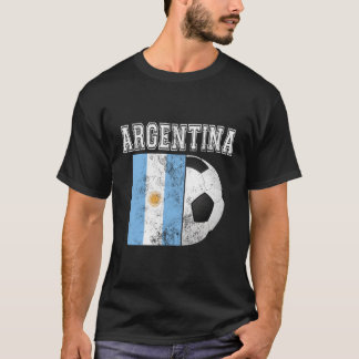Argentinië Flag Voetbal Football T-shirt