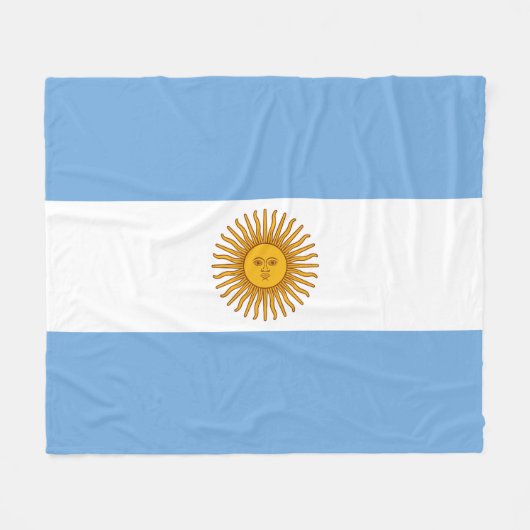 Argentinië Fleece Deken (Voorkant (Horizontaal))