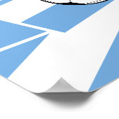 Argentinië Football Poster (Hoek)
