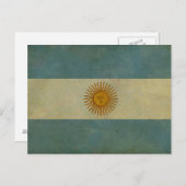 Argentinië  gerijpt retro Argentinië Briefkaart (Voorkant / Achterkant)