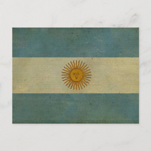 Argentinië  gerijpt retro Argentinië Briefkaart (Voorkant)