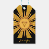 Argentinië Gift label, Golden Sun, Sol de Mayo Cadeaulabel (Achterkant)