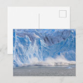 Argentinië - Glacial Ice avalanche briefkaart (Voorkant / Achterkant)