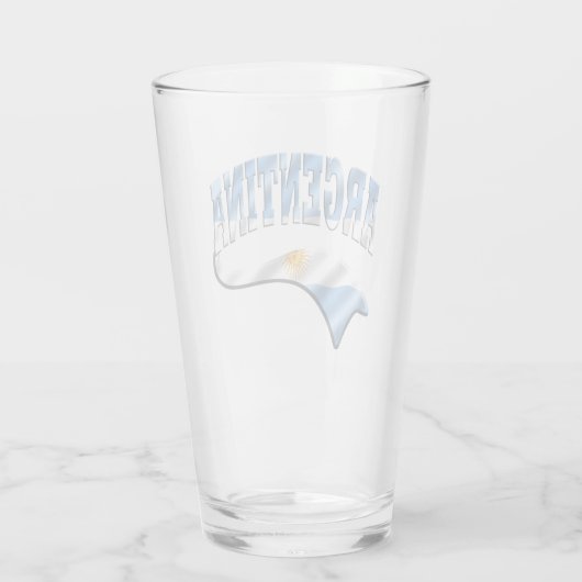 Argentinië Glas (Achterkant)