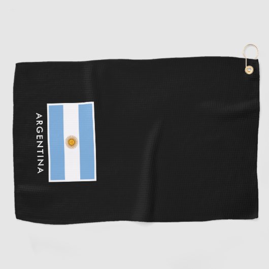 Argentinië Golfhanddoek (Horizontaal)
