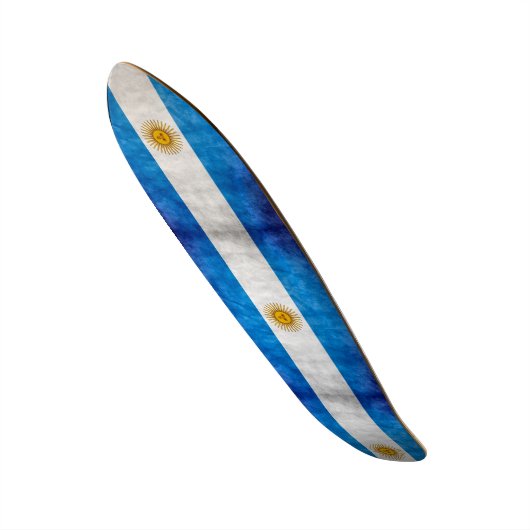 Argentinië Grunge Flag Custom Pro Long Board Skateboard (Voorkant)