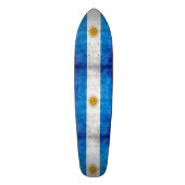 Argentinië Grunge Flag Custom Pro Long Board Skateboard (Verticaal)