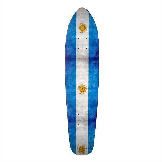 Argentinië Grunge Flag Custom Pro Long Board Skateboard (Verticaal)