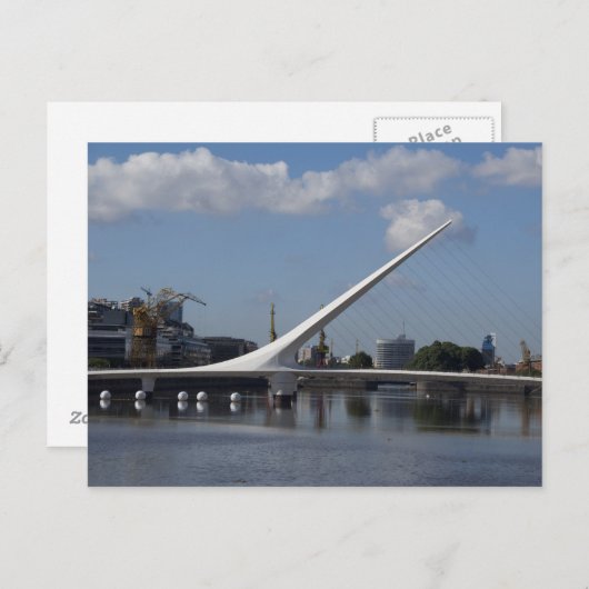 Argentinië, hoofdstad Buenos Aires. Vrouw Briefkaart (Voorkant / Achterkant)