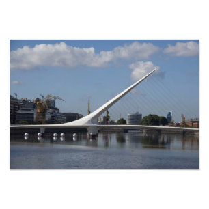 Argentinië, hoofdstad Buenos Aires. Vrouw Foto Afdruk