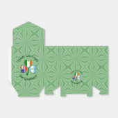 Argentinië Ierland USA Shamrock Vlag Gepersonalise Bedankdoosjes (Uitgevouwen)