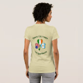 Argentinië Ierland VS Schamroek Dames T-shirt (Achterkant volledig)