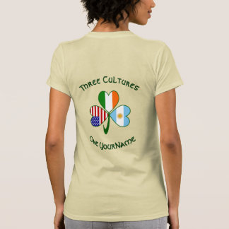 Argentinië Ierland VS Schamroek Dames T-shirt