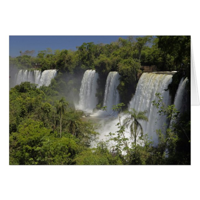 Argentinië, Iguacu watervallen in de zon. (Voorkant Horizontaal)