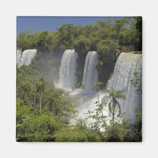 Argentinië, Iguacu-watervallen in de zon. Magneet (Voorkant)