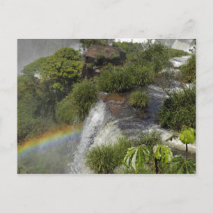 Argentinië, Iguacu watervallen. Regenboog bij Igua Briefkaart