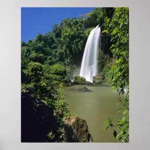 Argentinië; Igwazu; Igwazu Watervallen. Salto Dos Poster