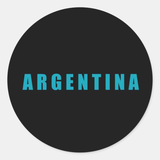 Argentinië, ik hou van Argentinië Ronde Sticker (Voorkant)