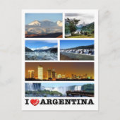 Argentinië - Ik hou van - Briefkaart (Voorkant)