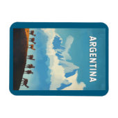 Argentinië Illustratie Reizen Art Vintage Magneet (Horizontaal)