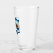 Argentinië Illustratie Retro Badge Glas (Links)