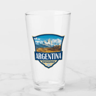 Argentinië Illustratie Retro Badge Glas