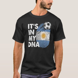 Argentinië in mijn DNA Argentin-Argentijnse vlagte T-shirt