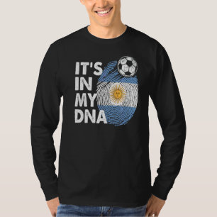 Argentinië in mijn DNA Argentin-Argentijnse vlagte T-shirt