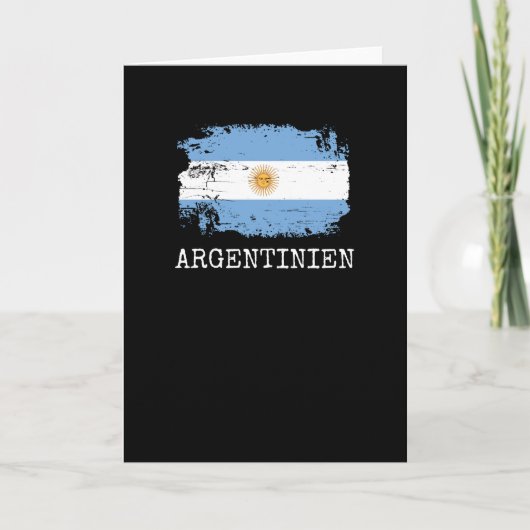 Argentinië Kaart (Voorkant)