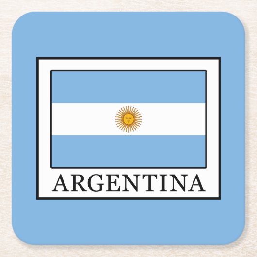 Argentinië Kartonnen Onderzetters (Voorkant)