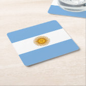 Argentinië Kartonnen Onderzetters (Schuin)