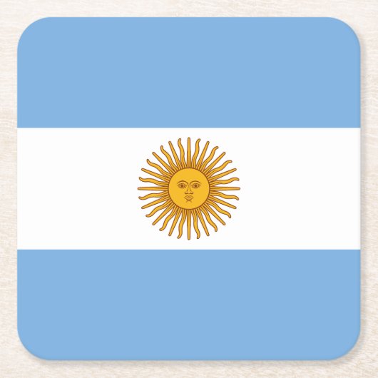 Argentinië Kartonnen Onderzetters (Voorkant)