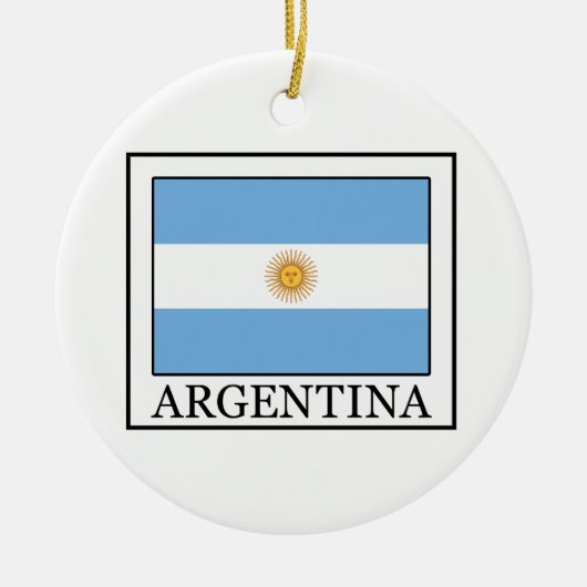 Argentinië Keramisch Ornament (Voorkant)