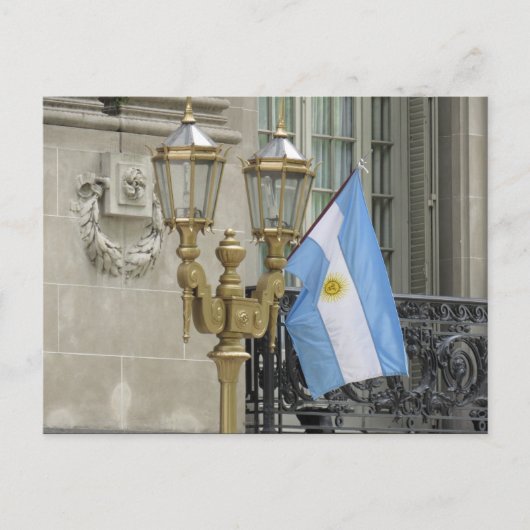 argentinië lampvlag briefkaart (Voorkant)