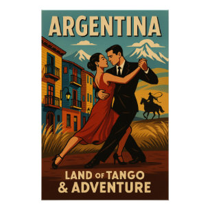 Argentinië - Land van Tango & Adventure Perfect Poster