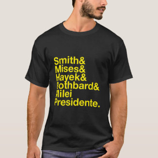 Argentinië Libertaria Javier Milei Presidente 2023 T-shirt