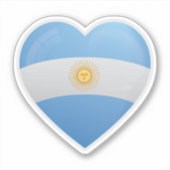 Argentinië Liefde Icoon Sticker (Voorkant)
