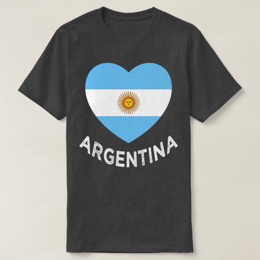 Argentinië Lover Argentinië Vlag T-shirt (Design voorkant)