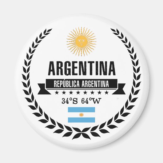 Argentinië Magneet (Voorkant)