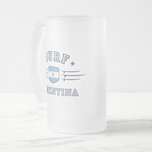 Argentinië Matglas Bierpul (Voorkant links)