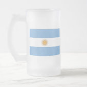 argentinië matglas bierpul (Links)