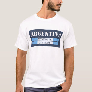 Argentinië mijn land mijn team t-shirt